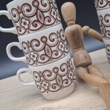 Set of 6 Biltons England mugs
