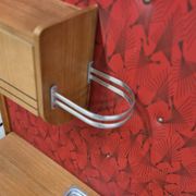 Vintage wall coat rack from the 50s/60s – Rockabilly design cloakroom