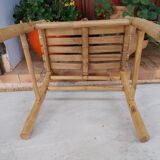 Vintage bamboo bench from the 60/70
