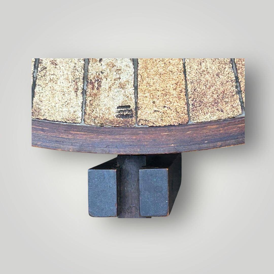 Circular Coffee Table “Les Herbiers” By Roger Capron - Ceramic 1960 Vallauris