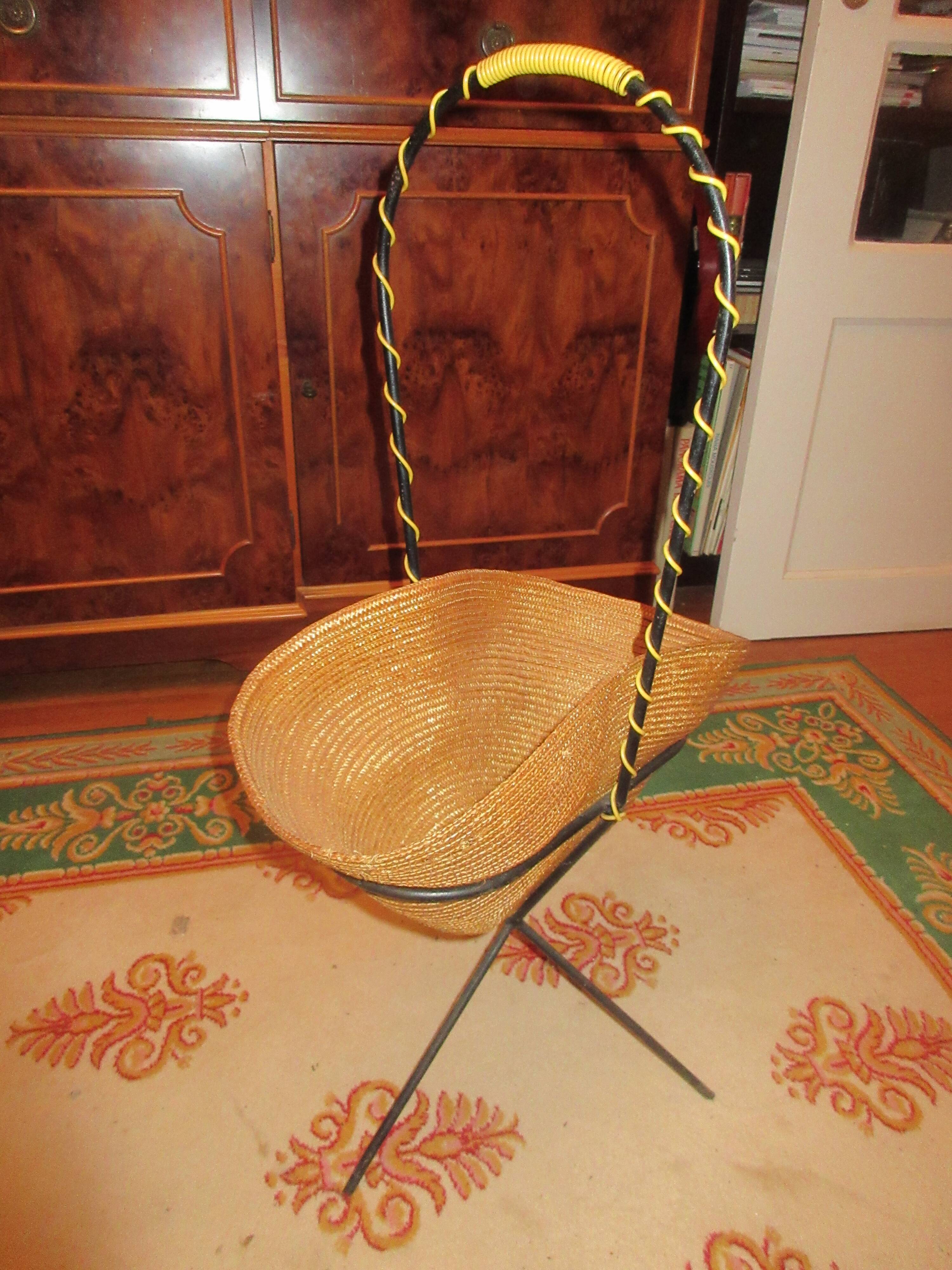 Vintage sewing basket