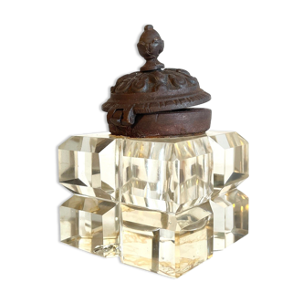 1930 crystal inkwell