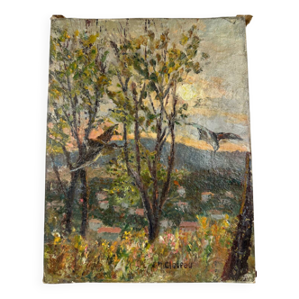 Vintage painting