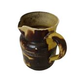 Pichet en poterie antique française de Dieulefit