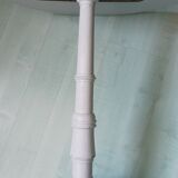 Pedestal table in old wood