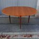 Scandinavian table with integrated extension