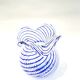 Vase en verre filigrané, Murano