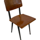 Vintage Marko Holland school chair minimalist 60