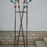 Roger Feraud "ground key" coat holder with 8 50s balls