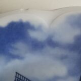 Decorative plate stamped Delft Blauw, made by Eschenbach in Germany