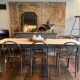 Patinated dining table