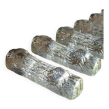 6 Vintage crystal knife holder