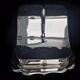 Butter dish silver plated butter/cheese dish with silver metal lid