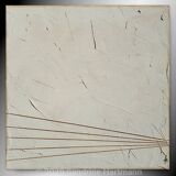 Tableau peinture abstraite minimaliste "brut" fait main