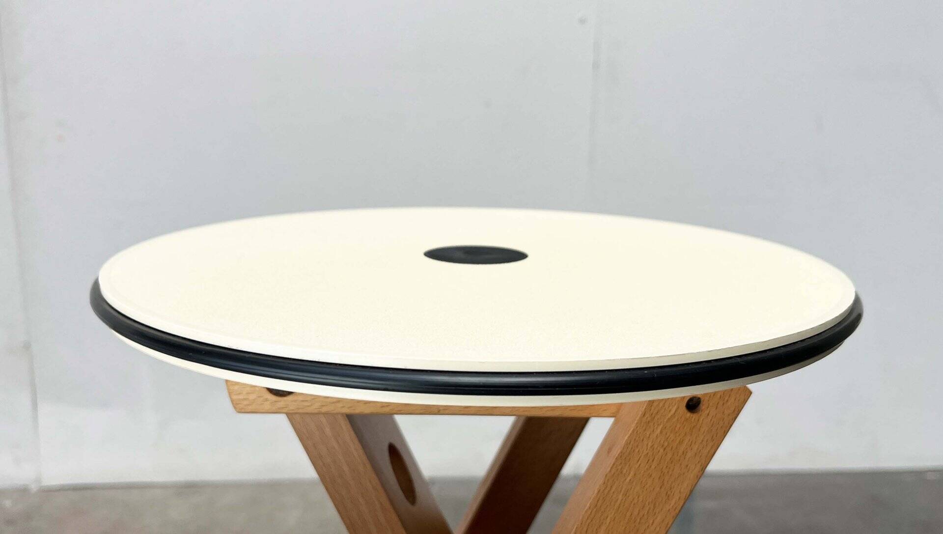 Postmodern Italian folding stool by Enolinea, 1980s.