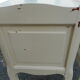 Pair of white lacquered bedside tables