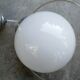 Opaline light hanging lamp with pulley