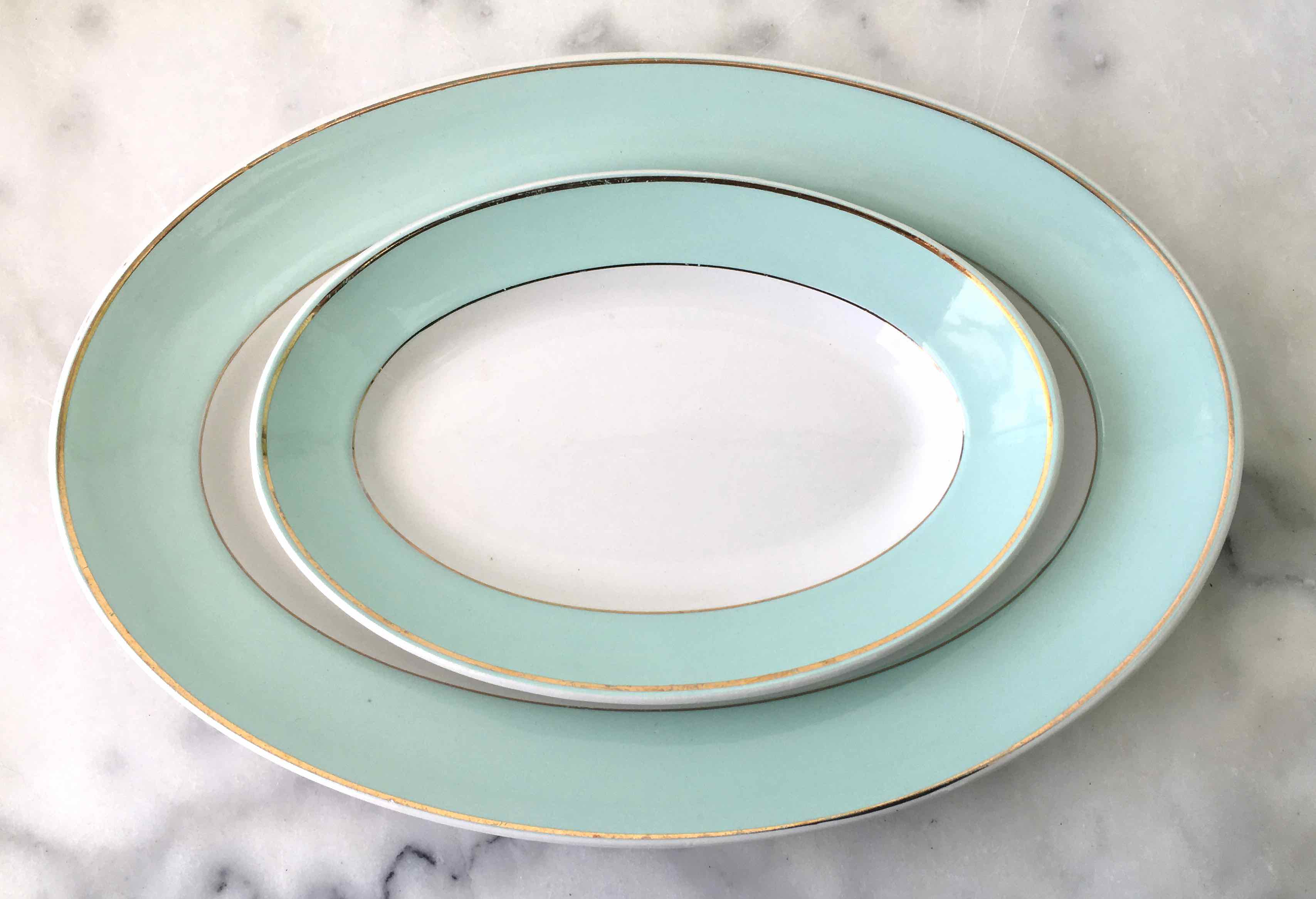 Service plates Lunéville 37 pieces for 10 people