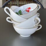 6 vintage coffee cups