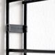 Corner wall shelf Tomado in teak wood