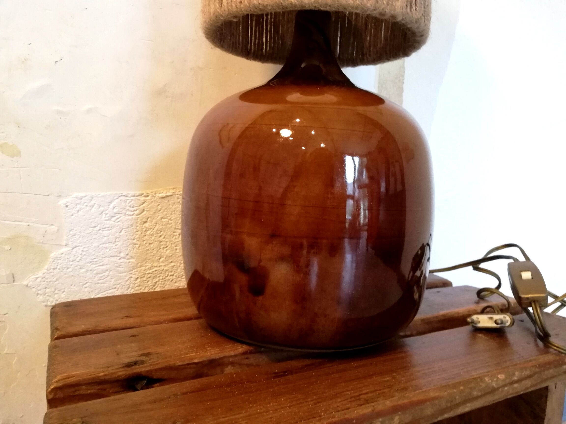 Vintage ceramic lamp