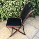 English folding chairs