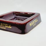 Imposant cendrier publicitaire en céramique Martell Cognac