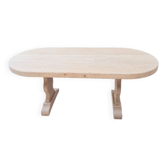 Solid oak coffee table