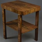 Art Deco Walnut Console Table 1930s