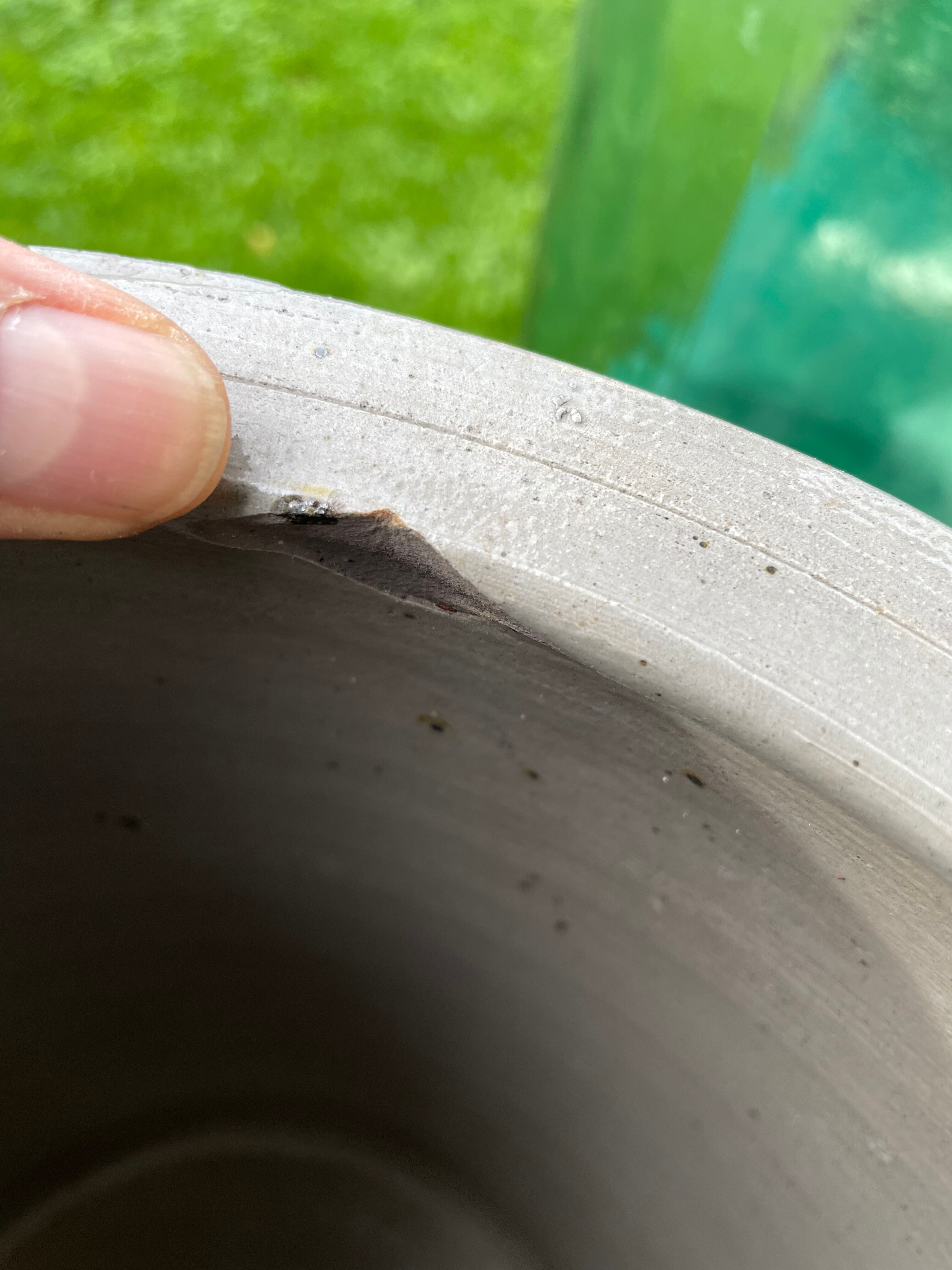 Sauerkraut stoneware pot