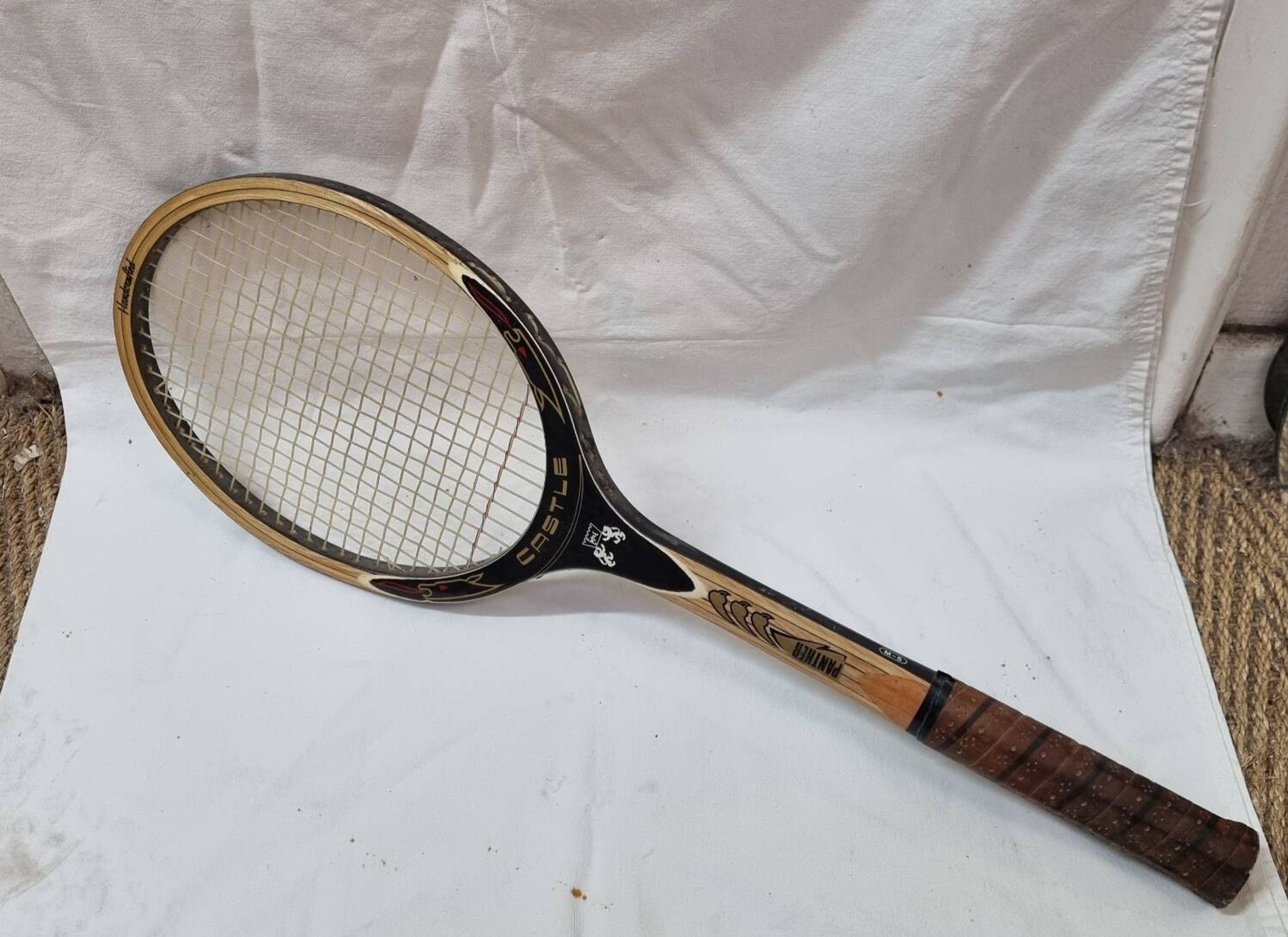 Vintage tennis racket, 1970 Castle