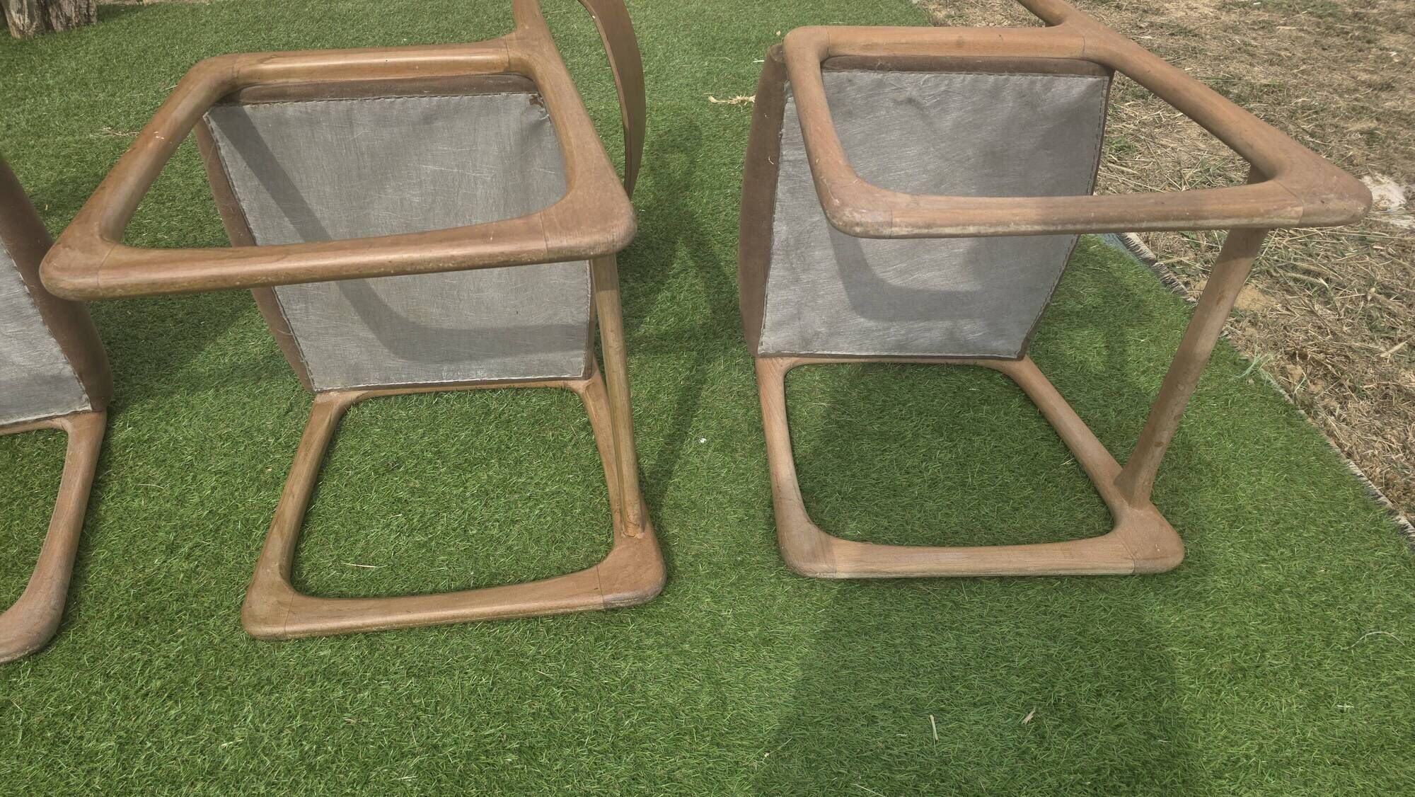 4 chaises Baumann modèle Traîneau