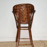 Chaise haute enfant en châtaignier