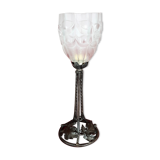 Period lamp art deco glass attributed to p. gilles