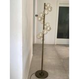 Contemporary Spheres With Gold Murano Glass Burnished Floor Lamp