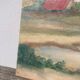 Tableau paysage champetre ancien / peinture huile