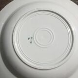 10 Fenal BADONVILLER soup plates - opaque porcelain - vintage
