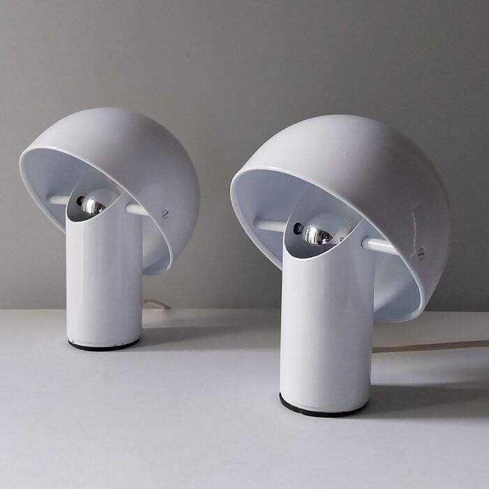Set of two Italian table lamps from the 70s