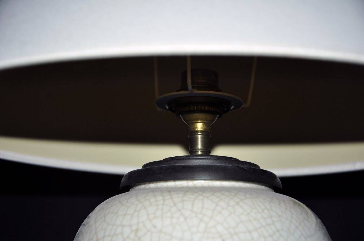 Ceramic lamp base by Étienne Noël, circa 1930