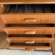 Vintage Scandinavian teak sideboard by G Plan, 1960.