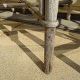 4 vintage bistrot de Paris rattan chairs