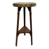 Side table in Jugendstil with a brass top by Joseph Maria Olbrich