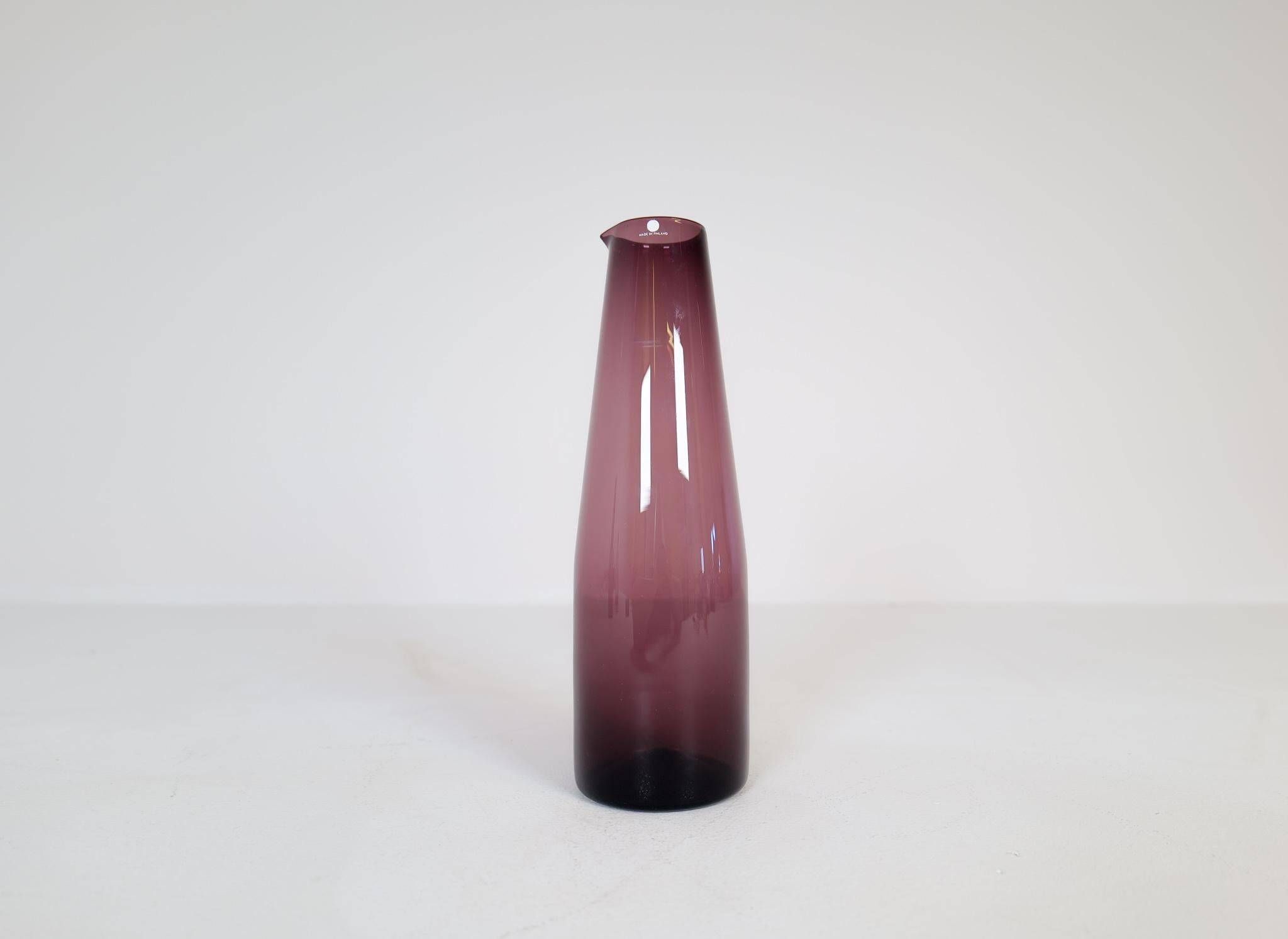 Midcentury Collection of 3 Bird Carafes by Iittala, Timo Sarpaneva, Finland, 1950s