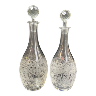 Carafes Baccarat Rohan art déco