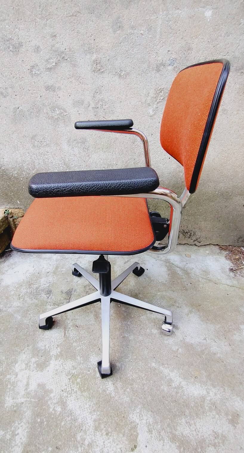 Vintage fabric office chair by Hag Oslo Norway