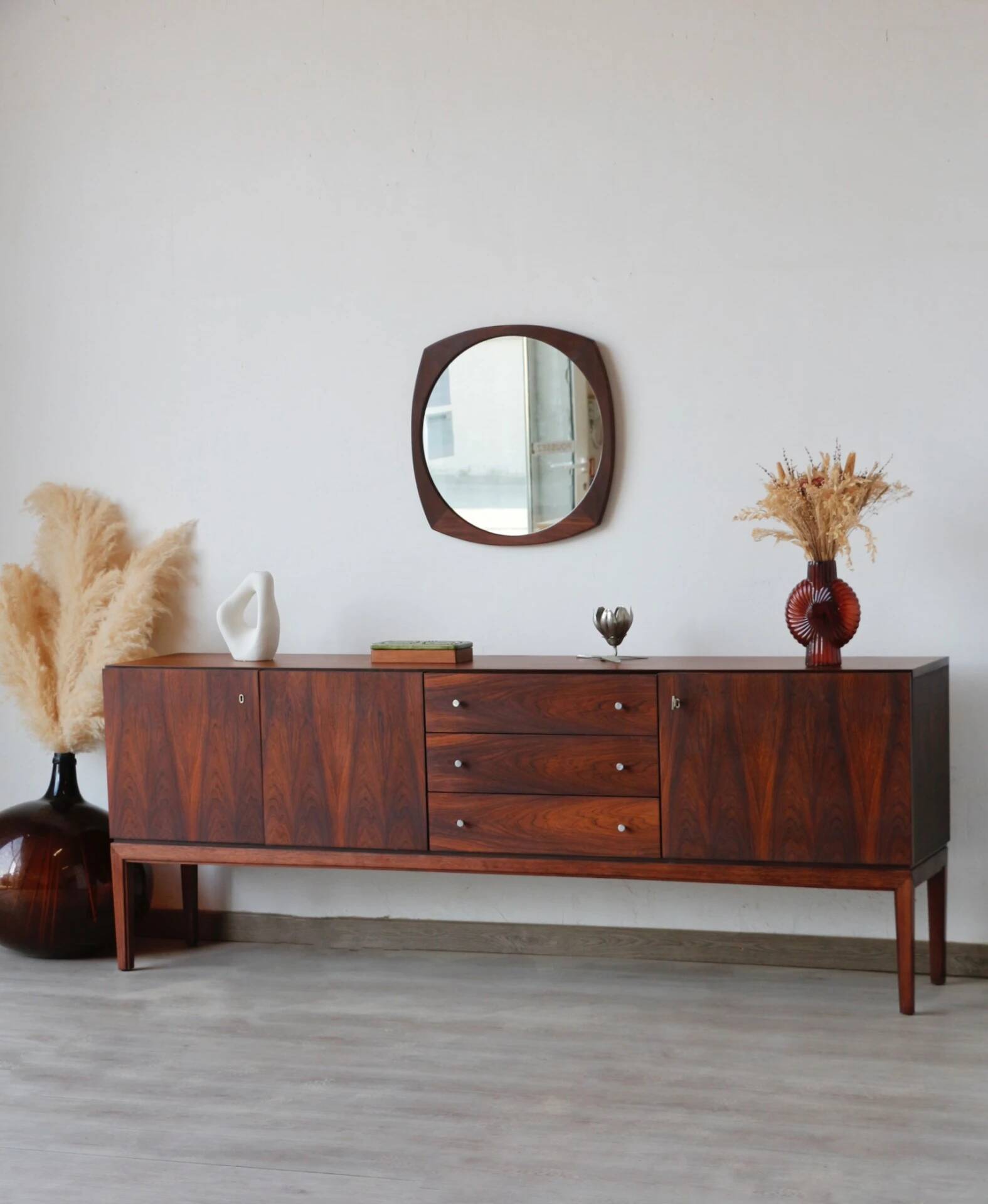 Enfilade vintage rosewood Palette Sideboard (1970)