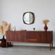 Enfilade vintage rosewood Palette Sideboard (1970)