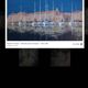 Patrick TURION Large Oil Port of Saint TROPEZ 80x80cm Exhibitions