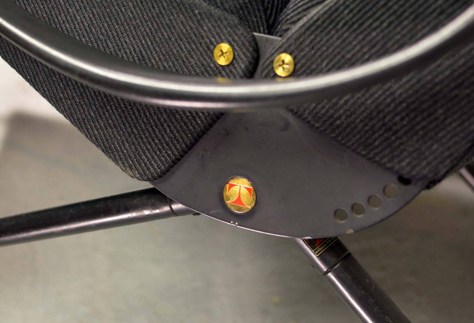 First Edition Osvaldo Borsani P40 Adjustable Tecno Lounge Chair, Italy 50s