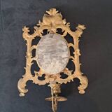 Pair of Louis XV Style Candle Mirror Sconces